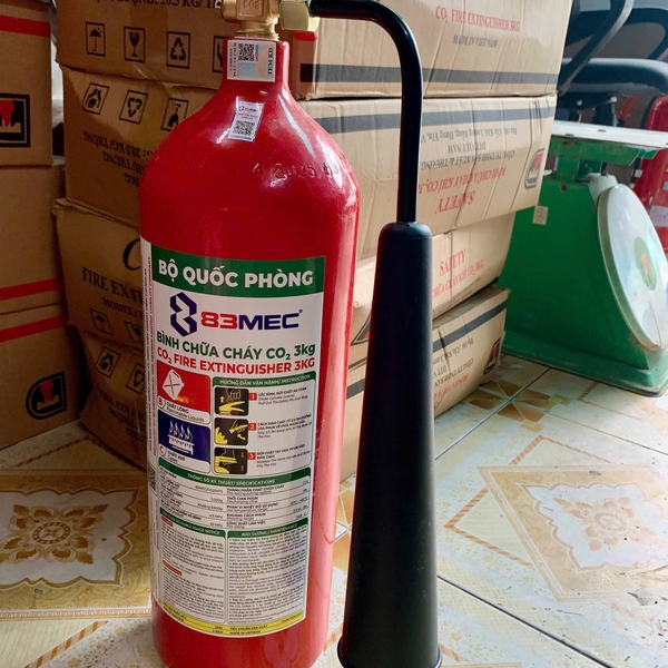 Bình Chữa Cháy CO2 3Kg MT3 Có Kiểm Định 83MEC BQP