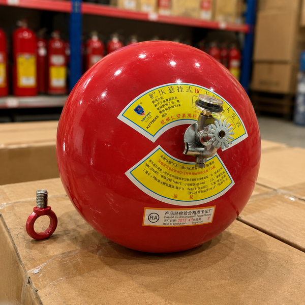 Bình Cầu Chữa Cháy Bột ABC 8Kg Có Kiểm Định Yongjin