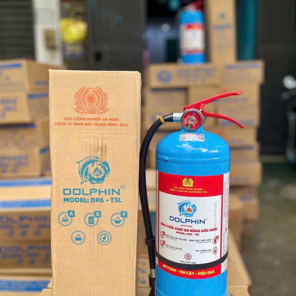 Bình Chữa Cháy Pin Xe Điện Gốc Nước 3 Lít DPA-T3L Dolphin