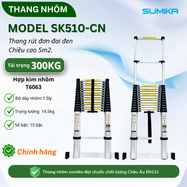 Thang Nhôm Rút Đơn Sumika SK510