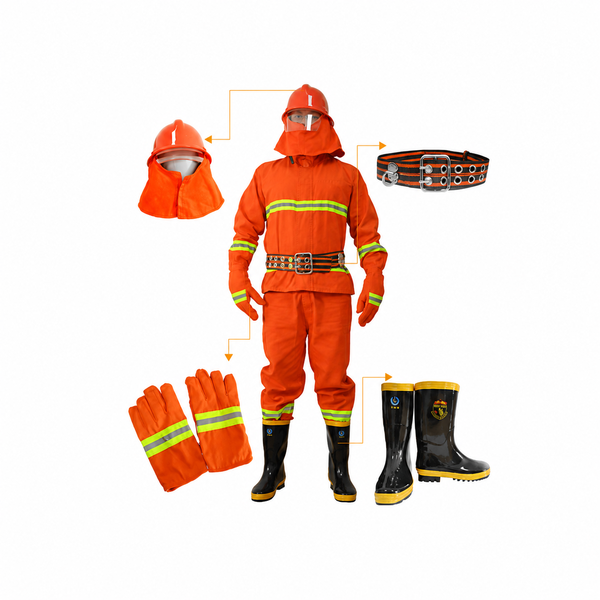 Bộ Quần Áo Chữa Cháy Màu Cam Theo Thông Tư 56