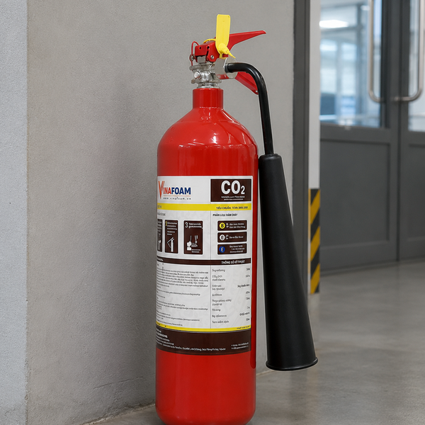 Bình Chữa Cháy Khí CO2 3Kg Vinafoam CMC3