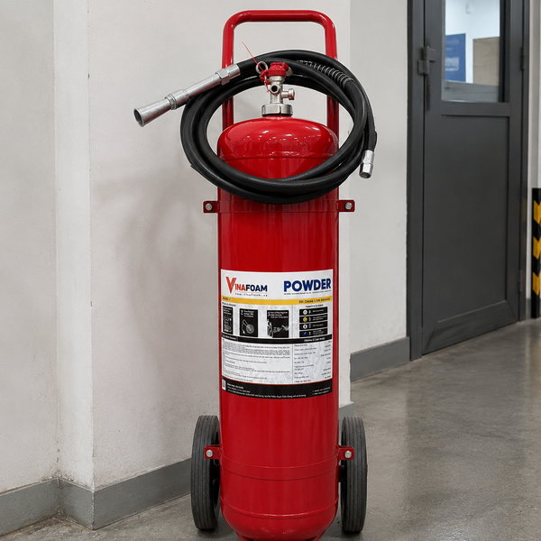 Bình Chữa Cháy Xe Đẩy Bột ABC 35Kg Vinafoam