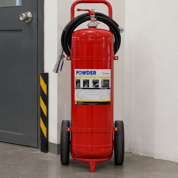 Bình Chữa Cháy Xe Đẩy Bột ABC 50Kg Vinafoam