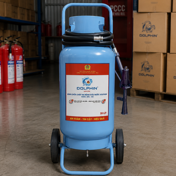 Bình Chữa Cháy Xe Đẩy Gốc Nước 35Kg DPA-T35L Dolphin