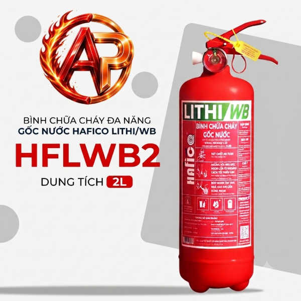 Bình Chữa Cháy Gốc Nước 2Lít Hafico LITHI/WB HFLWB2