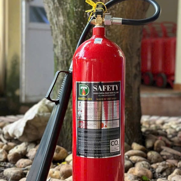 Bình Chữa Cháy Khí CO2 5Kg MT5 Có Kiểm Định Safety
