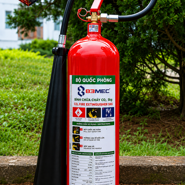 Bình Chữa Cháy CO2 5Kg MT5 Có Kiểm Định 83MEC BQP