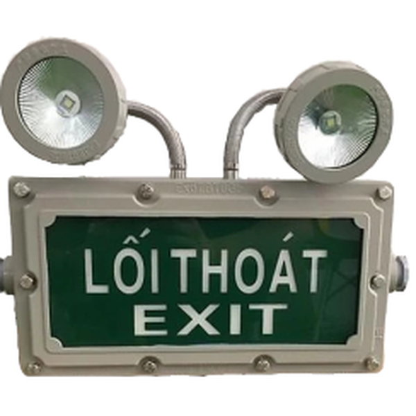 Đèn Chiếu Sáng Sự Cố Kết Hợp Exit Chống Nổ Lilang LL-KHCN120P