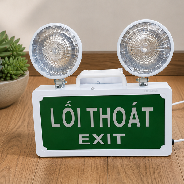 Đèn Chiếu Sáng Sự Cố Kết Hợp Exit Lilang