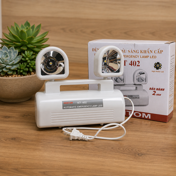 Đèn Chiếu Sáng Sự Cố Sạc Khẩn Cấp KT-402 Kentom