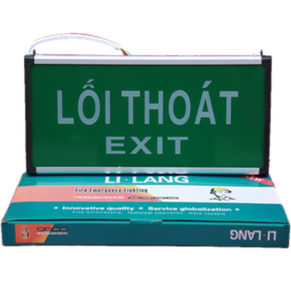 Đèn Exit Thoát Hiểm Lilang 1 Mặt