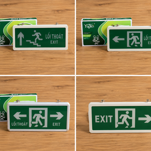 Đèn Exit Thoát Hiểm 1 Mặt Có Hướng YIFEI