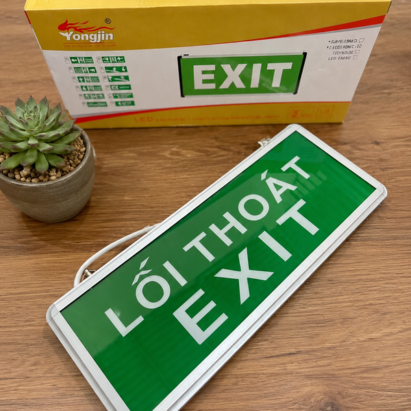 Đèn Exit Thoát Hiểm 2 Mặt Yongjin