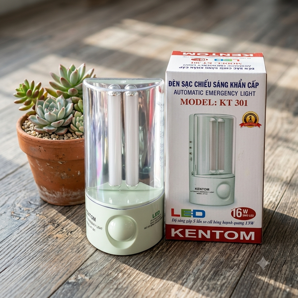 Đèn Sạc Khẩn Cấp KT-301 Kentom