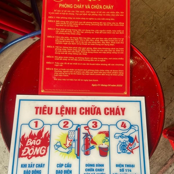 Nội Quy Tiêu Lệnh Mica PCCC