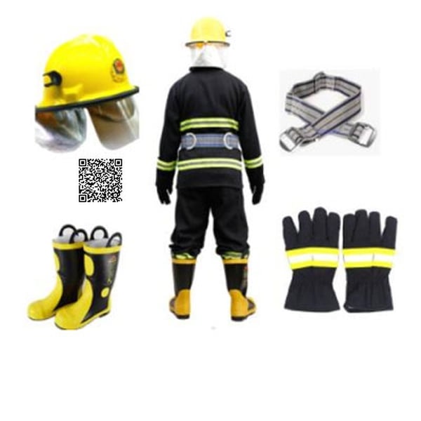 Bộ Quần Áo Chữa Cháy Xanh Đen Theo Thông Tư 56