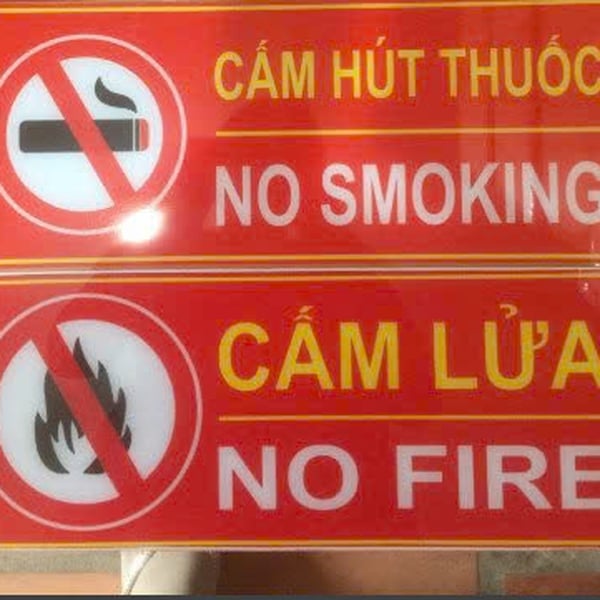 Cấm Lửa Cấm Thuốc Mica