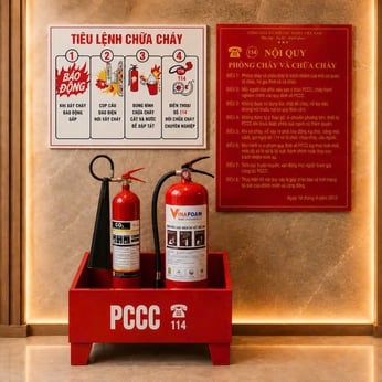 Combo Bình Chữa Cháy Vinafoam Cho Gia Đình Văn Phòng