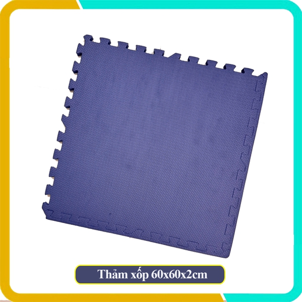 Tấm thảm EVA vân chữ thập, kích thước 60x60x2cm, hàng Việt Nam, Đảm bảo an toàn khi sử dụng