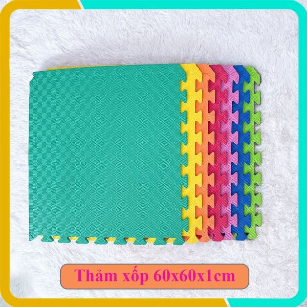 Tấm Xốp Lót Sàn 60x60 x1cm - Nhiều Màu Lựa Chọn
