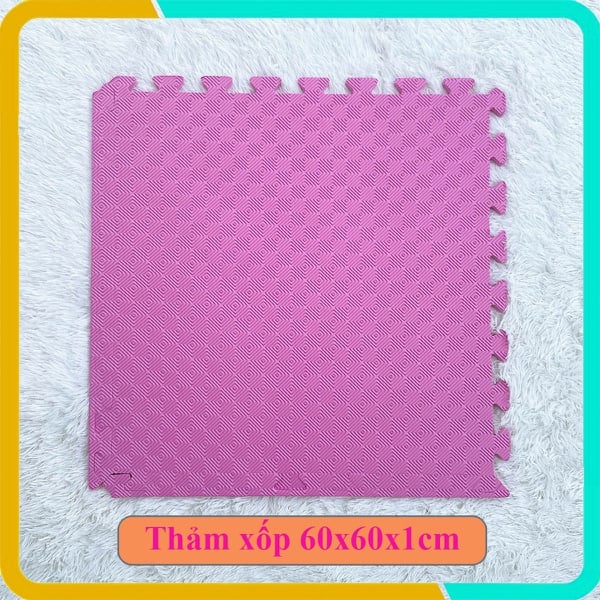 Tấm Xốp Lót Sàn 60x60 x1cm - Nhiều Màu Lựa Chọn