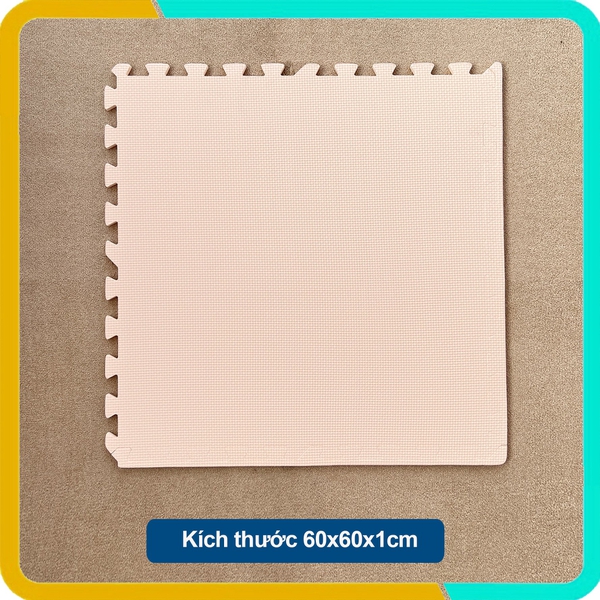 Thảm Xốp Lót Sàn Màu Pastel Kích Thước 60x60x1cm, Hàng Mới 100%, Sản Xuất Tại Việt Nam