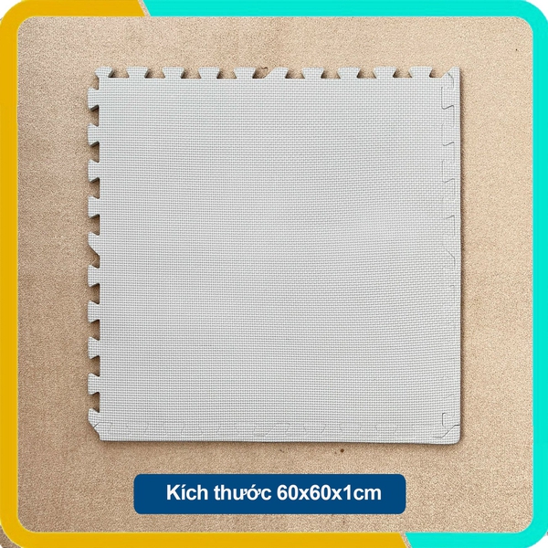 Thảm Xốp Lót Sàn Màu Pastel Kích Thước 60x60x1cm, Hàng Mới 100%, Sản Xuất Tại Việt Nam
