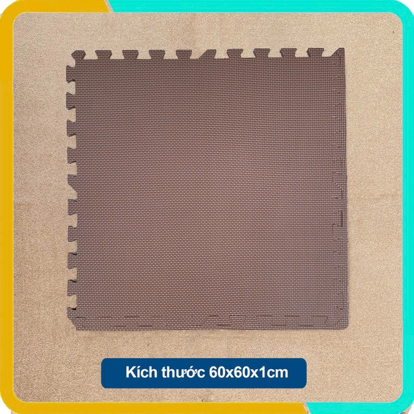 Thảm Xốp Lót Sàn Màu Pastel Kích Thước 60x60x1cm, Hàng Mới 100%, Sản Xuất Tại Việt Nam