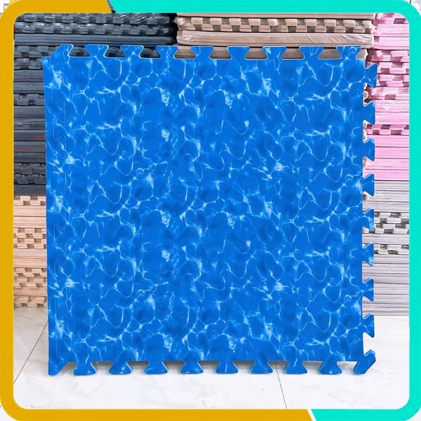Thảm Xốp Sóng Biển 1mx1mx2cm, Chuyên Lót Sàn Khu Vui Chơi, Không Phai Màu, Hàng Cao Cấp