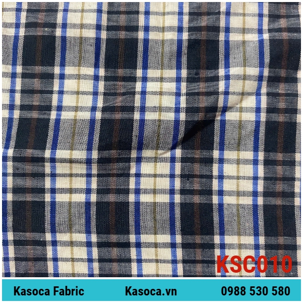 Vải Kate Caro Màu Đậm KSC010 – Dễ Lên Form, Hợp May Sỉ