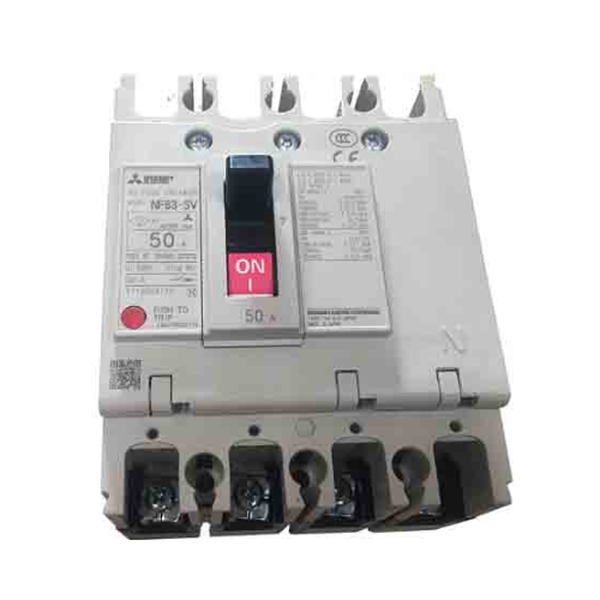Bộ Ngắt Mạch Tự Động NF63-CV 4P 10A 7.5kA  (MCCB khối Mitsubishi)