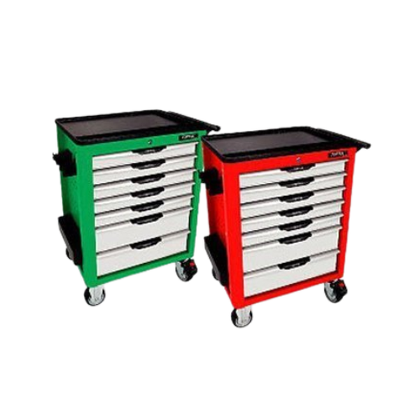 Bộ tủ dụng cụ 7 ngăn xanh 261 chi tiết Toptul GV-26101