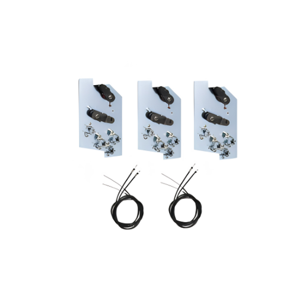 Khóa cơ khí sử dụng cáp liên động 2 nguồn + 1 thay thế