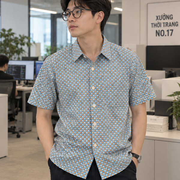 Áo Sơ mi Cotton - Mẫu PHONG