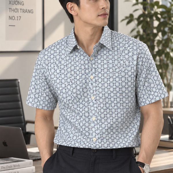 Áo Sơ mi Cotton - Mẫu MINH
