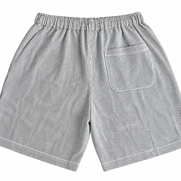 Quần Short Nam Cotton Cao Cấp - Kẻ Sọc 