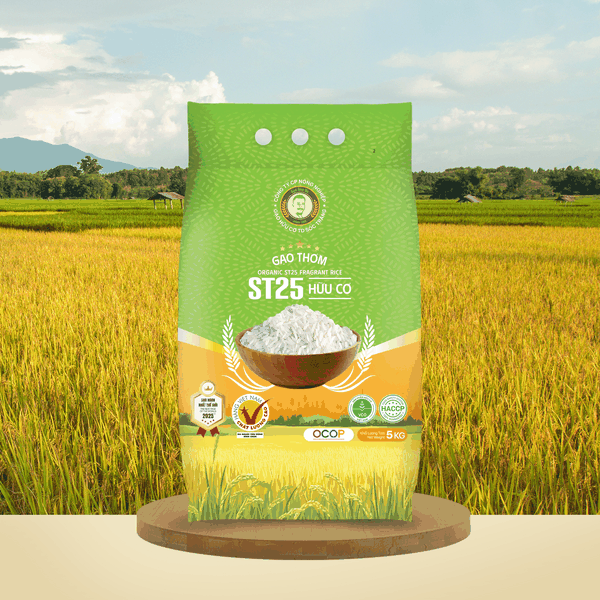 Gạo ST25 Hữu Cơ 5kg