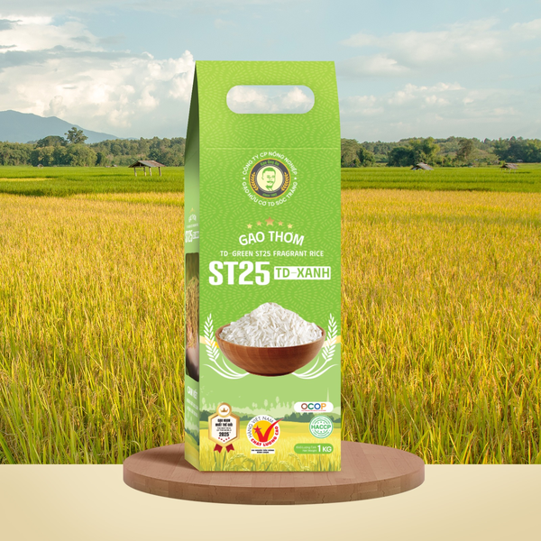 Gạo Thơm ST25 - TD XANH 1kg
