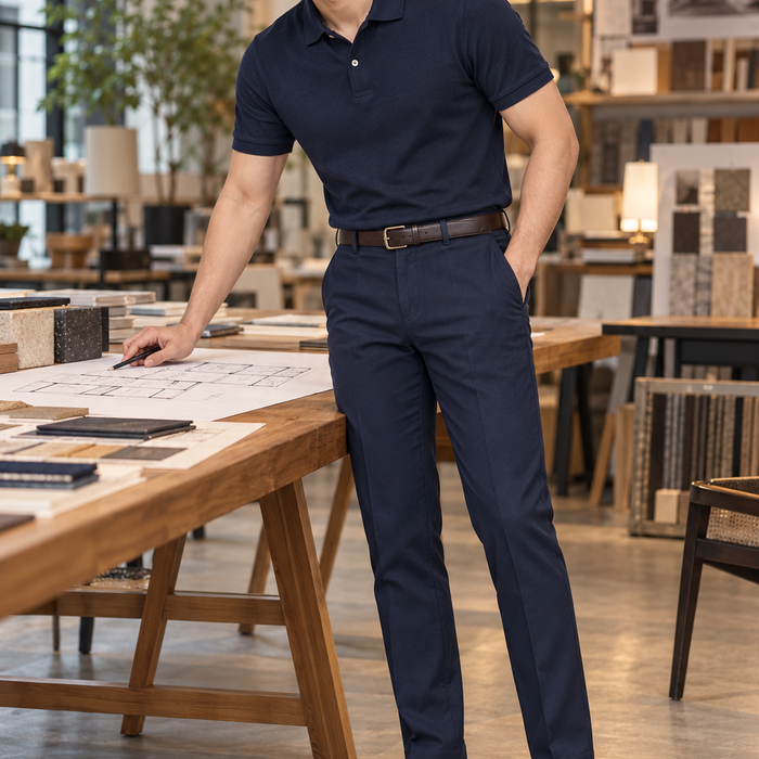 QUẦN KHAKI Smart Casual - Màu Navy 