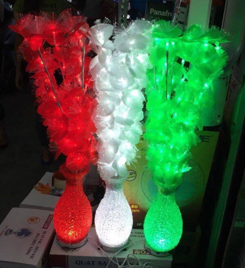 Bình hoa đèn led Bình hoa đèn led