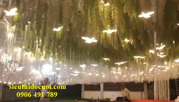 Bộ thả chim đèn led trang trí Bộ thả chim đèn led trang trí