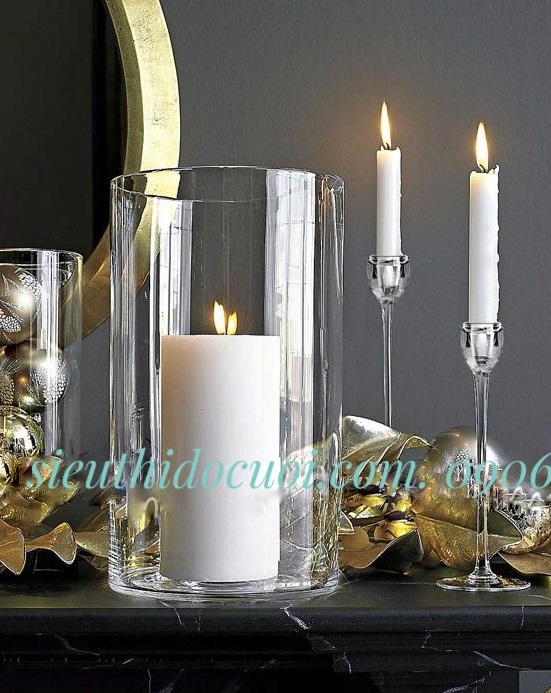 Chân đế đèn cầy thủy tinh Chân đế đèn cầy thủy tinh