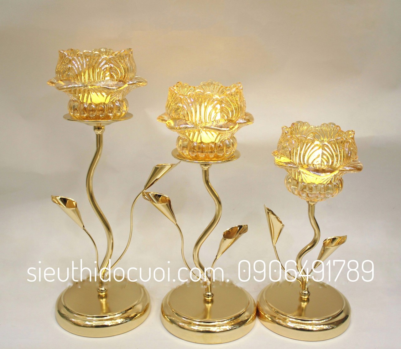 Chân nến trang trí tiệc cưới Chân nến trang trí tiệc cưới