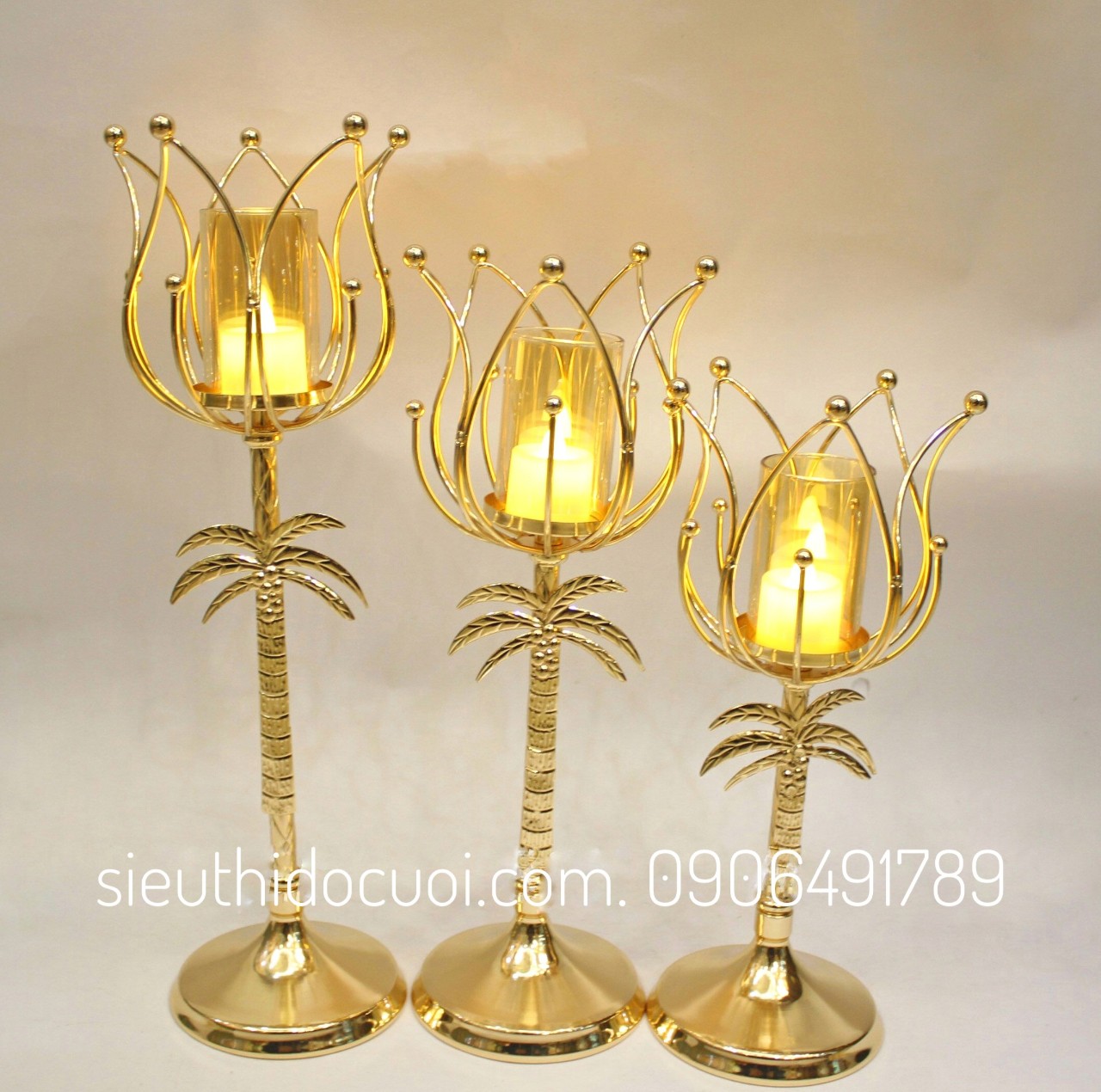 Chân nến trang trí tiệc cưới Chân nến trang trí tiệc cưới