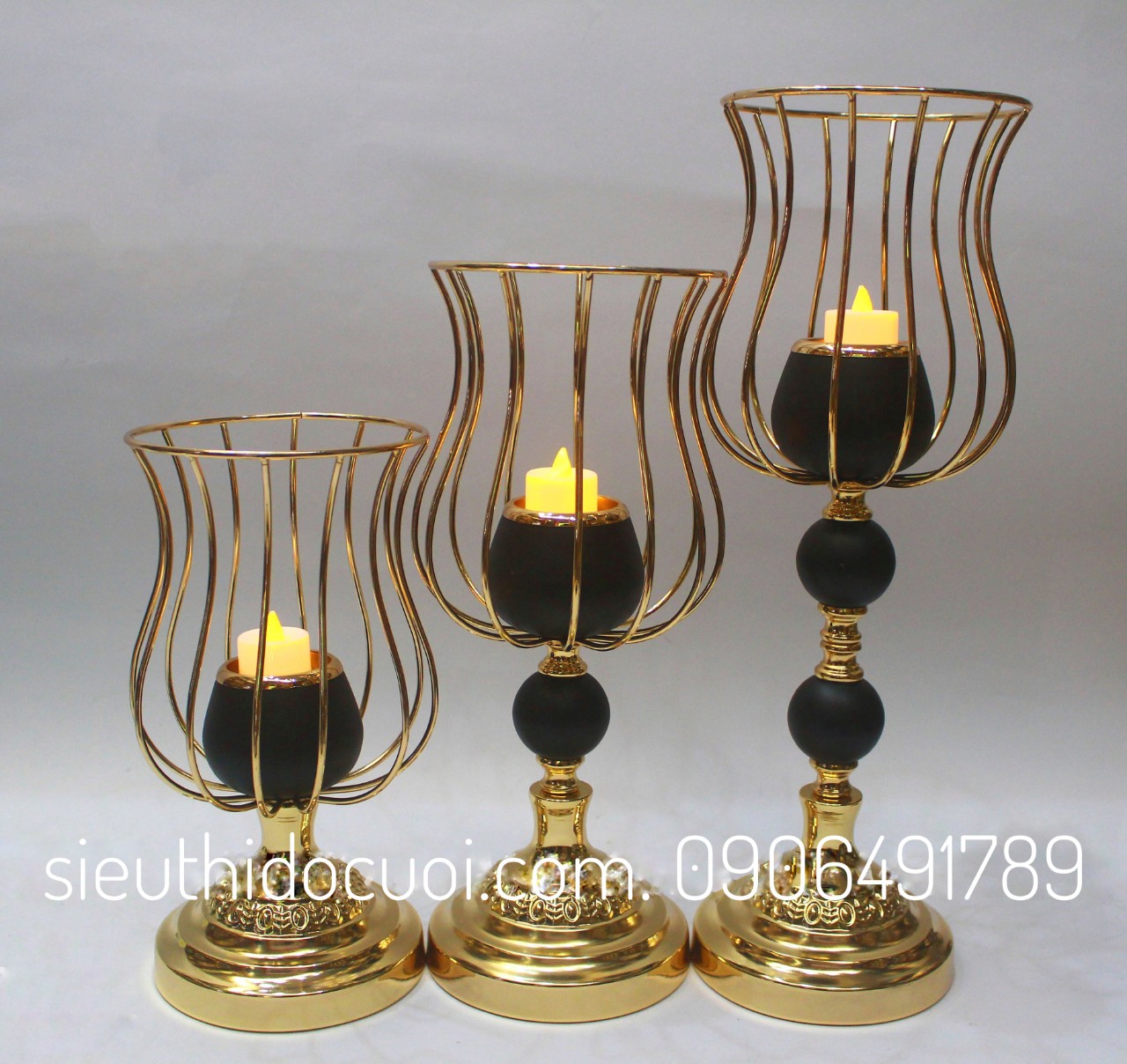 Chân nến trang trí tiệc cưới Chân nến trang trí tiệc cưới