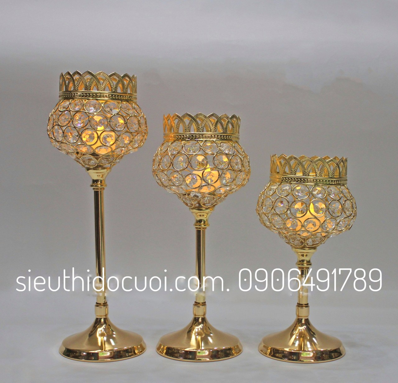 Chân nến trang trí tiệc cưới Chân nến trang trí tiệc cưới