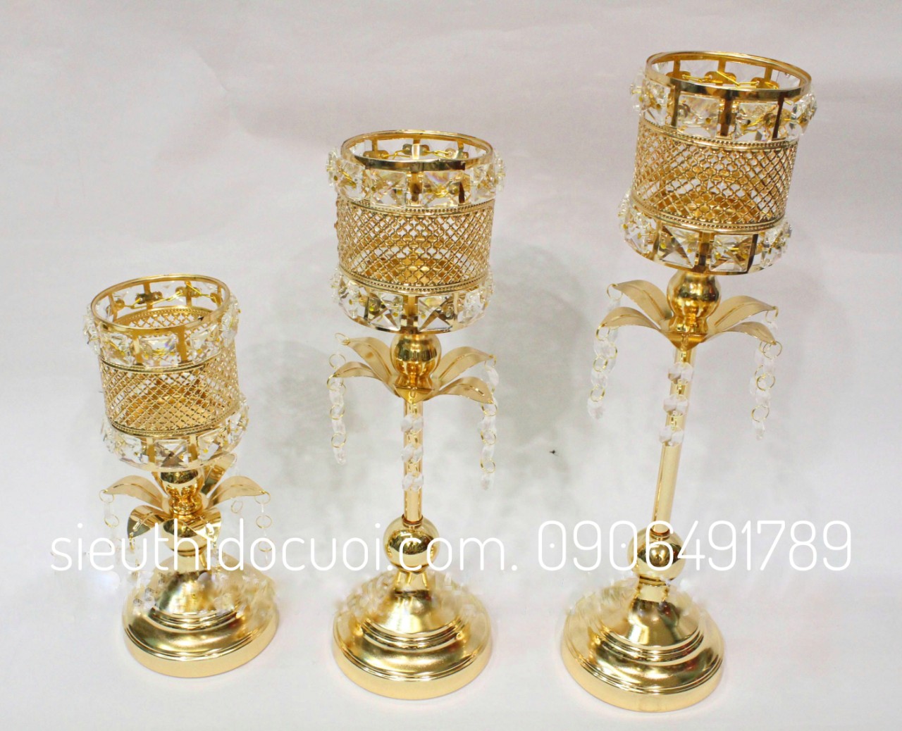 Chân nến trang trí tiệc cưới Chân nến trang trí tiệc cưới