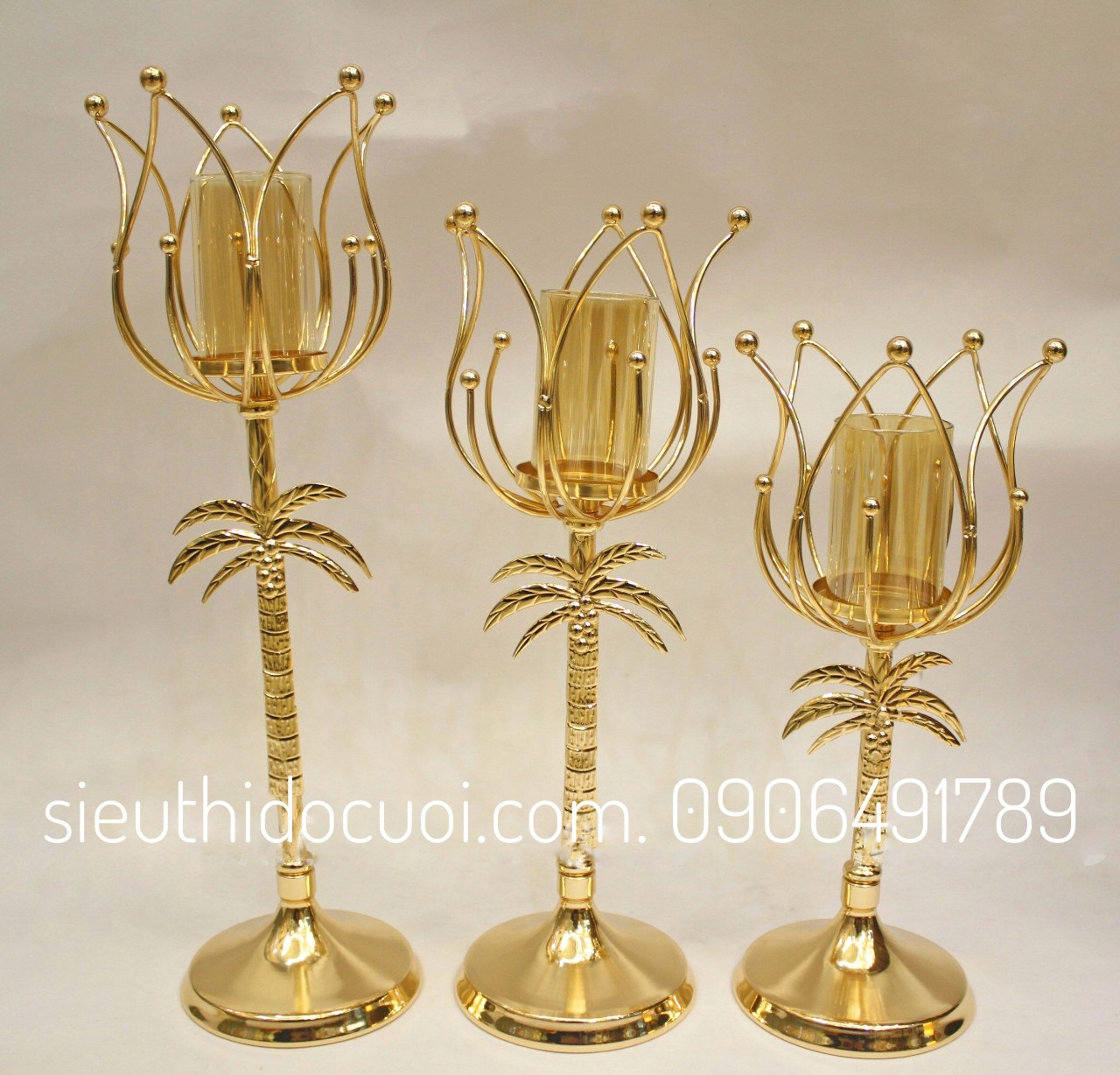Chân nến trang trí tiệc cưới Chân nến trang trí tiệc cưới