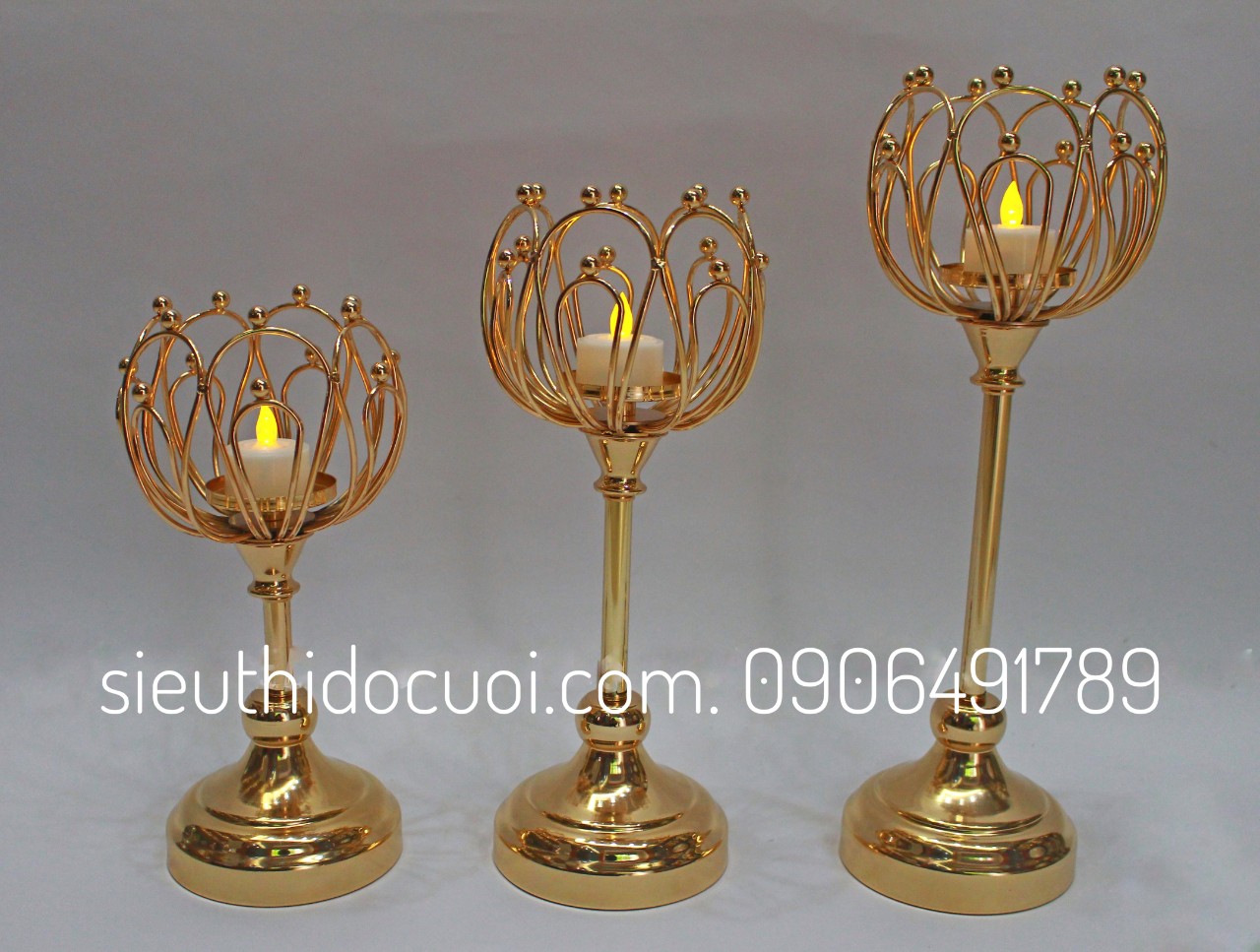 Chân nến trang trí tiệc cưới Chân nến trang trí tiệc cưới